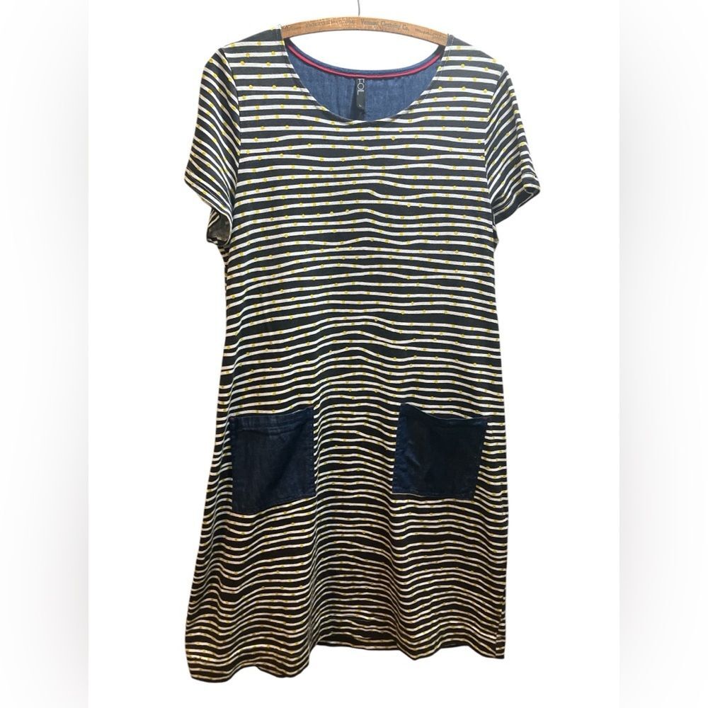 Foil a line Dress Size L